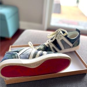 Christian Louboutins Men's sneaker shoe. Size 44 (10). Lightly worn.